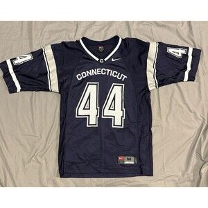 Vintage Y2K Nike UConn University Of Connecticut Football Jersey Men's Med #44